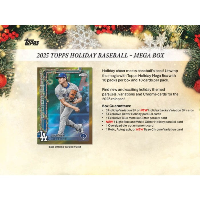 2025 Topps Holiday Baseball Mega Box