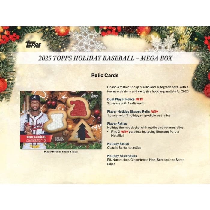 2025 Topps Holiday Baseball Mega Box