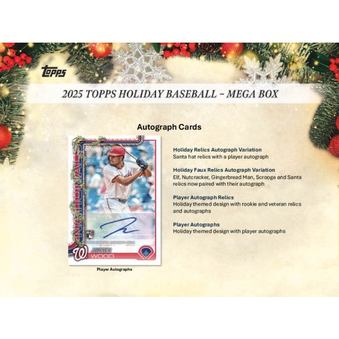 2025 Topps Holiday Baseball Mega Box