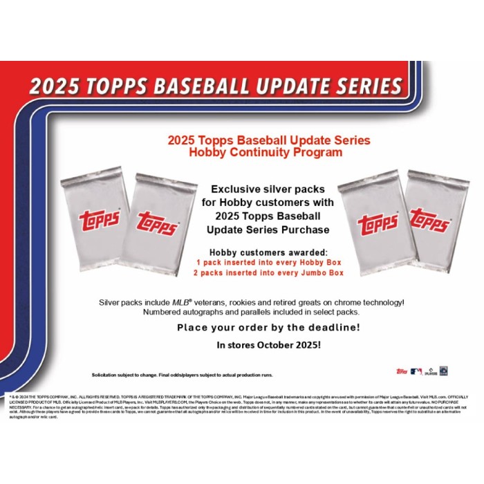 2025 Topps Update Series Baseball Value Box