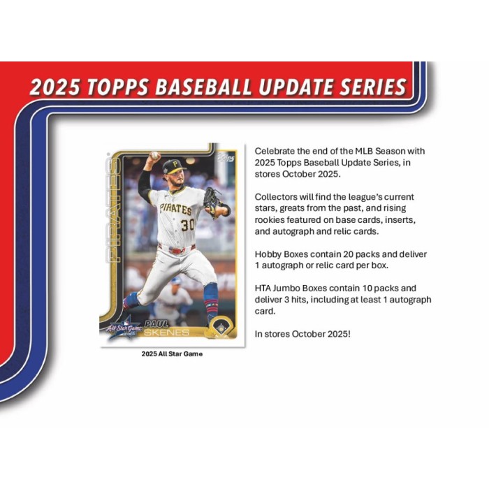 2025 Topps Update Series Baseball Value Box