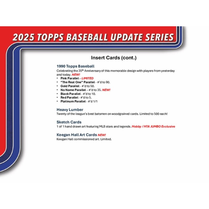 2025 Topps Update Series Baseball Value Box