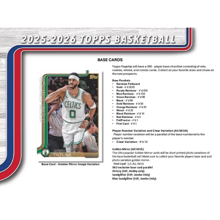 2025/26 Topps Flagship Basketball 7-Pack Blaster Box