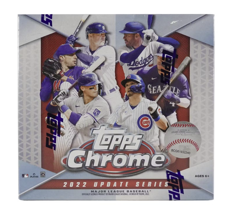 2022 Topps Chrome Update Series Baseball Mega Box
