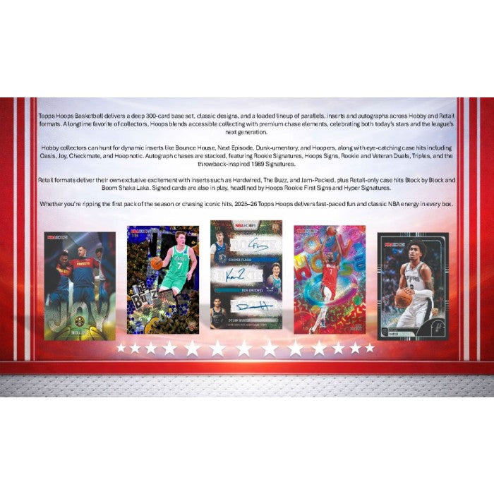 2025/26 Topps Hoops Basketball Blaster Box (Presell)
