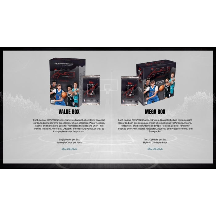 2025/26 Topps Signature Class Basketball Blaster Box (Presell)