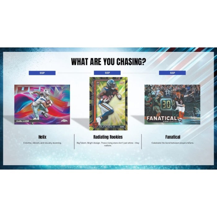 2025 Topps Chrome Football Hanger Box