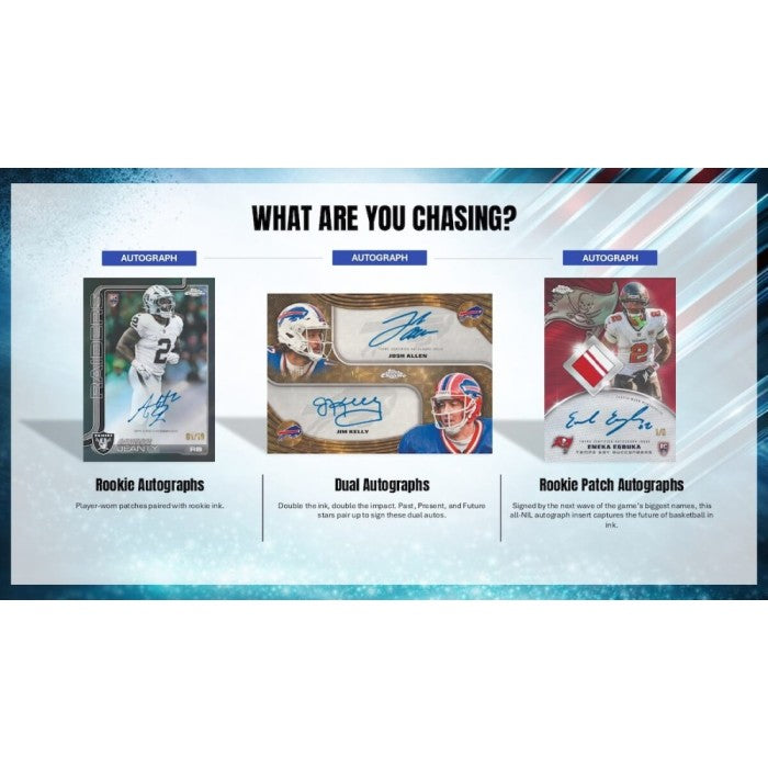 2025 Topps Chrome Football Hanger Box