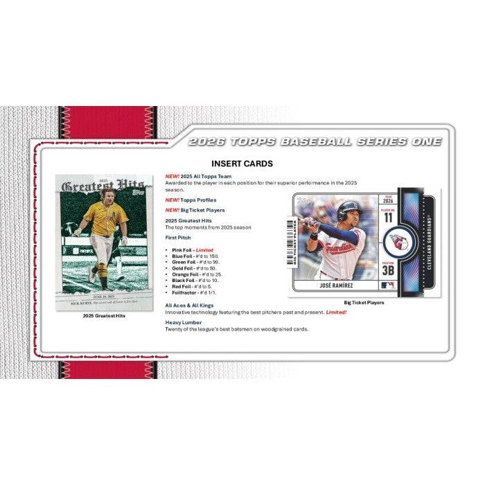 2026 Topps Series 1 Baseball Jumbo Box
