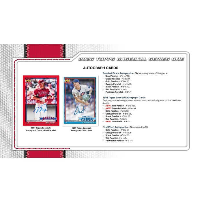 2026 Topps Series 1 Baseball Jumbo Box