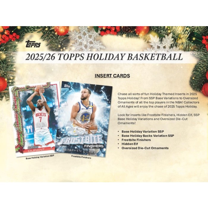 2025/26 Topps Holiday Basketball Mega Box