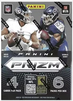 2022 Panini Prizm Football 6-Pack Blaster Box (Red, White, & Blue Prizms!)