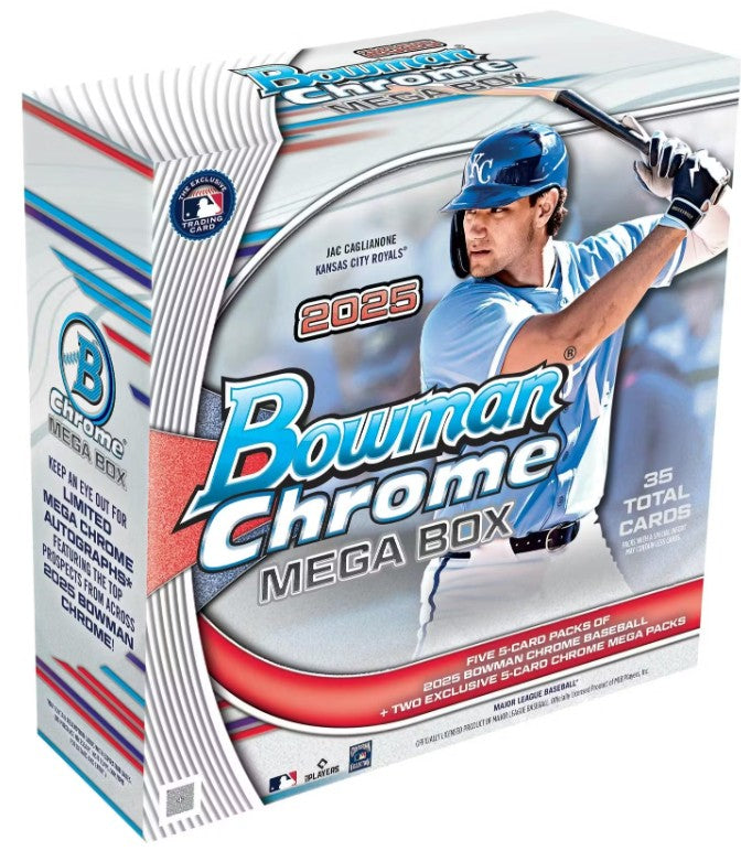 2025 Bowman Chrome Baseball Mega Box
